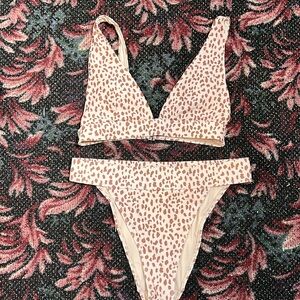Bikini 👙 Tan and brown both new with tags Large top XL bottom
